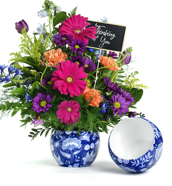 Solid Paisley Iron Bowl