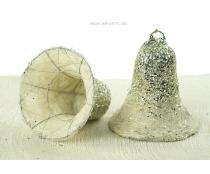 sisal bell natural silver na439 1 wholesale craft items warehouse