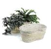 bamboo peanut shape white wash bo318 1w handles bowls trays