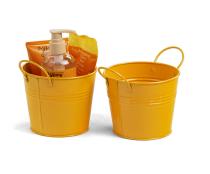 5  tin pot golden rod yellow by03 1gy wholesale metal containers