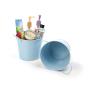 65  round tin pot light blue by08 1lb wholesale metal containers pails