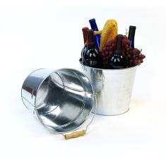 10  galvanized pail wood handle by11 1 wholesale metal containers pails