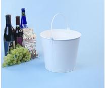 10  metal pail painted white by10 1w wholesale containers pails