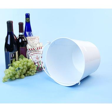 10  metal pail painted white by10 1w wholesale containers pails