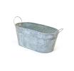 12  tin oval tub vintage finish by14 1vin wholesale metal containers