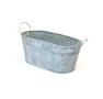 12  tin oval tub vintage finish by14 1vin wholesale metal containers