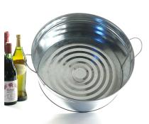 18  round heavy tub galvanized by35 1 wholesale metal containers tubs