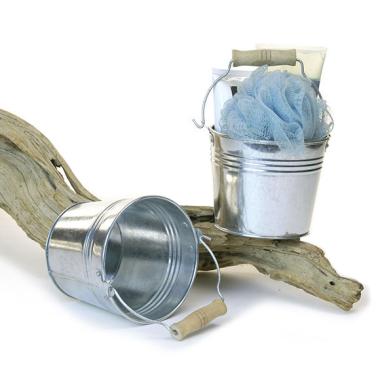 5  galvanized pail wood by41 1wd wholesale metal containers pails pots