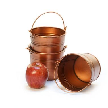 5  mini pail copper color by41 1cop wholesale metal containers pails pots