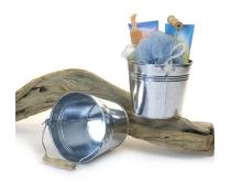 6  galvanized pail wood by43 1wd wholesale metal containers pails pots medium