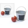 6  tin pail vintage chalk board by43 1vinch wholesale metal containers pails