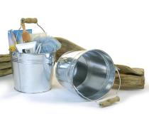 7  pail galvanized wood by44 1wd wholesale metal containers pails pots medium
