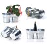 galvanized tin caddy wooden handle by70 1 wholesale pot covers