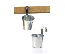 galvanized tin hanging pot detachable handle by73 1 wholesale metal containers