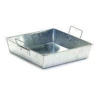 9  square galvanized tray ty39 1 wholesale metal containers rectangle