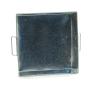 12  square galvanized tray ty42 1 wholesale metal containers rectangle