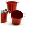65  tin pot red by08 1r wholesale metal containers pails pots medium