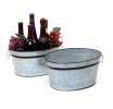12  galvanized oval deep tub brown trim by29 1abt wholesale metal