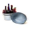 12  galvanized oval deep tub brown trim by29 1abt wholesale metal