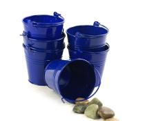 3 78  mini round pail royal blue by40 1rb wholesale metal