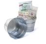 7 galvanized pot side ear handle by07 1 wholesale metal containers