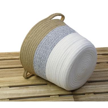 fabric storage bin cotton pf11 1 handles bowls trays