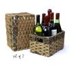 woven basket storage bin rectangle set 2 tp30 handles