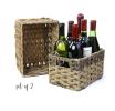 woven basket storage bin rectangle set 2 tp30 handles