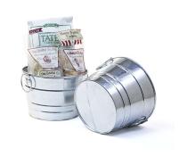 7 galvanized pot side ear handle by07 1 wholesale metal containers