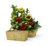 wood rectangle tray sm natural td477 1 handles bowls trays