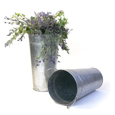 8  french bucket galvanized acid wash by886 1aw wholesale metal containers