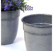 5  solid iron metal pot antique grey by74 1xgy wholesale containers