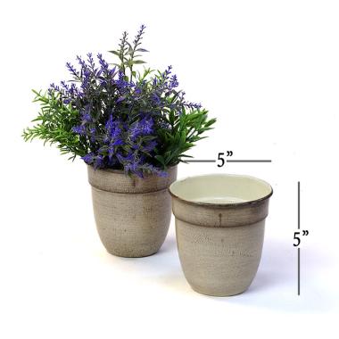 5  solid iron metal pot antique sand by74 1xbr wholesale containers