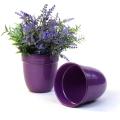 5  solid iron metal pot purple by74 1xpr wholesale containers pails