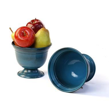 625  solid iron metal urn antique teal by72 1xtl wholesale containers