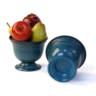 625  solid iron metal urn antique teal by72 1xtl wholesale containers