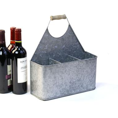 galvanized tin caddy ry78 1 wholesale metal containers novelty home decor