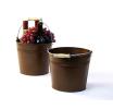 85  pail antique brown finish by09 1br wholesale metal containers pails pots