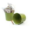 85  metal pail lime green distressed zby09 1lg wholesale containers