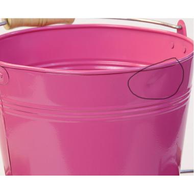 85  pail pink distressed zby09 1pk wholesale metal containers pails pots
