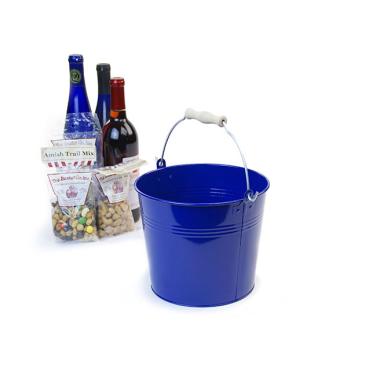 85  pail royal blue distressed zby09 1rb wholesale metal containers pails pots
