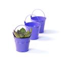 25  mini tin favor pail purple by36 1prp wholesale metal containers pails