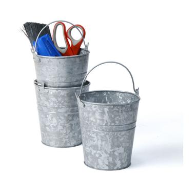 5  galvanized pail wash by888 1 wholesale metal containers french market buckets