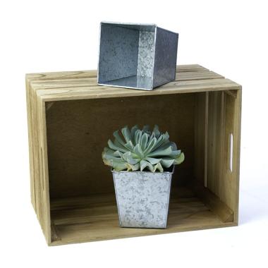 5 sq pot galvanized by58 1 wholesale metal containers pails pots rectangle square