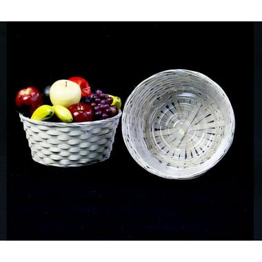 10  bamboo bowl white bo740 1w handles bowls trays