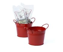 5  tin pot red by03 1r wholesale metal containers pails pots