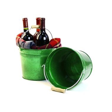 85  metal pail translucent green by09 1tgr wholesale containers pails pots