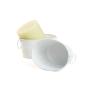 4  mini galvanized oval bowl white by874 1w wholesale metal containers