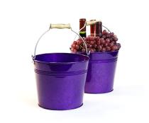 85  metal pail translucent purple by09 1tprp wholesale containers pails