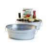 12  galvanized oval tub by878 1 wholesale metal containers